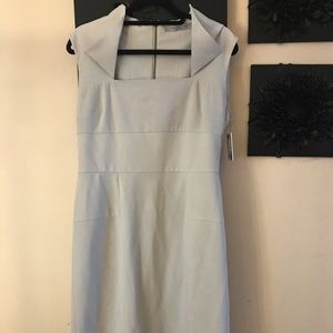 Andrew Marc Soft Gray Midi Dress